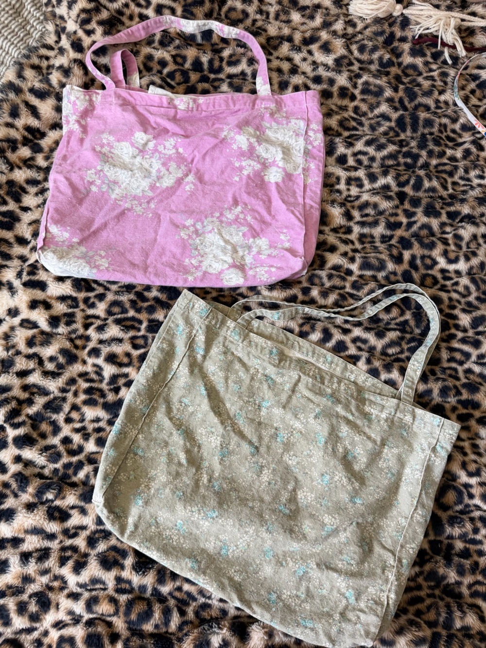 Rachel Ashwell Vintage floral totes